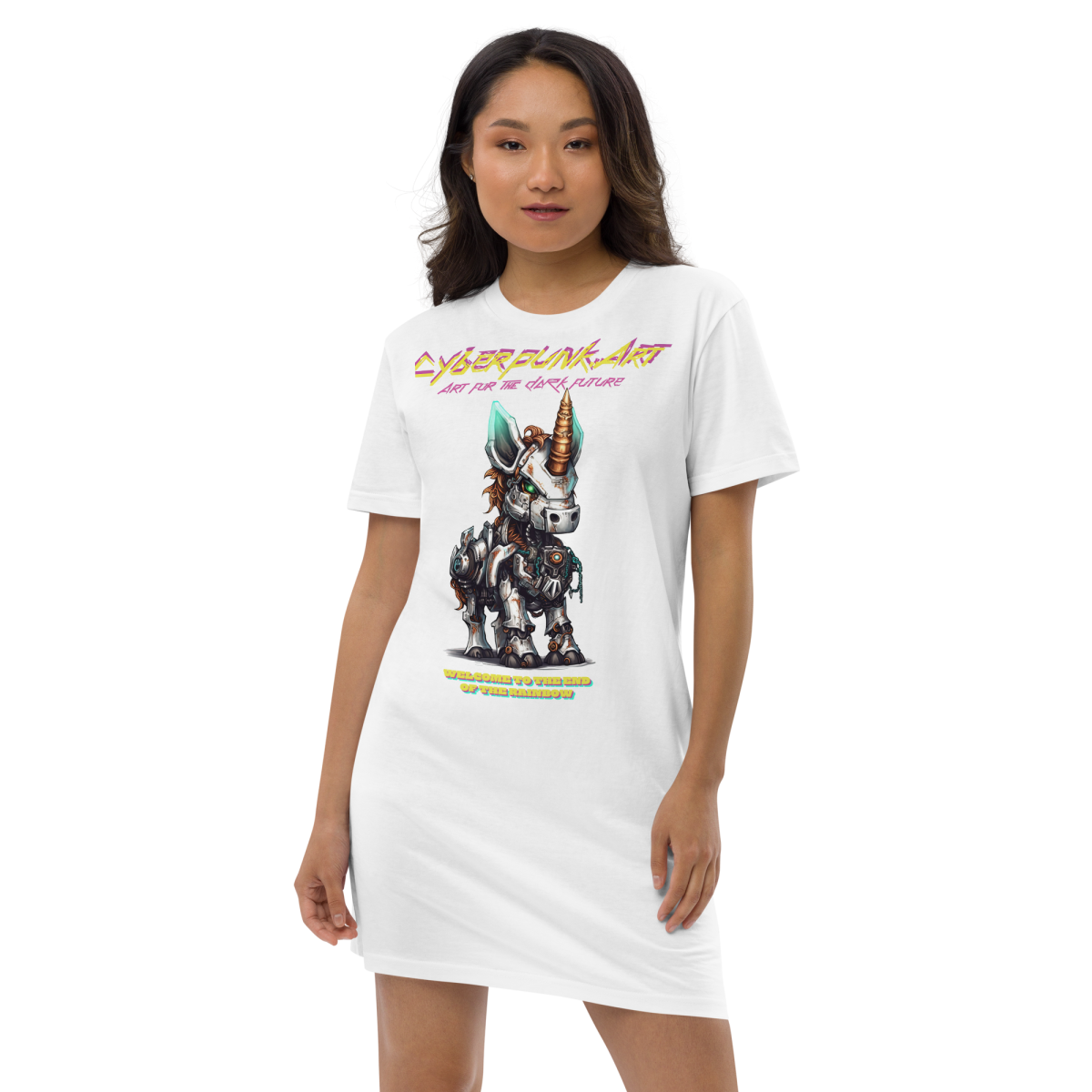 Mechacorn - Organic cotton t-shirt dress - Image 5