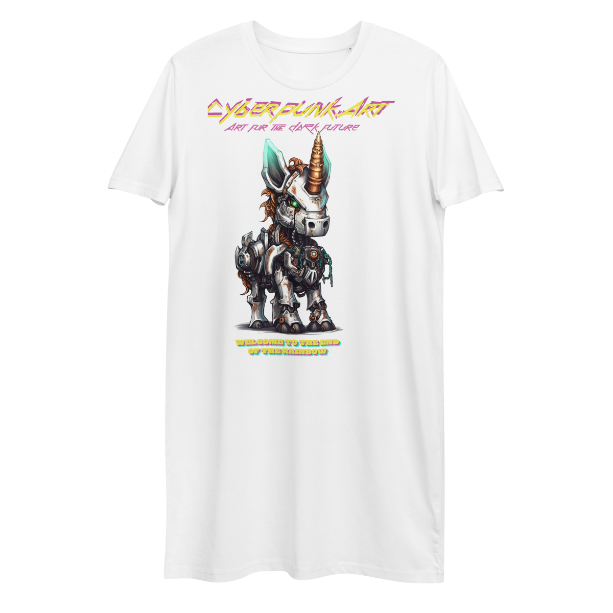 Mechacorn - Organic cotton t-shirt dress - Image 8