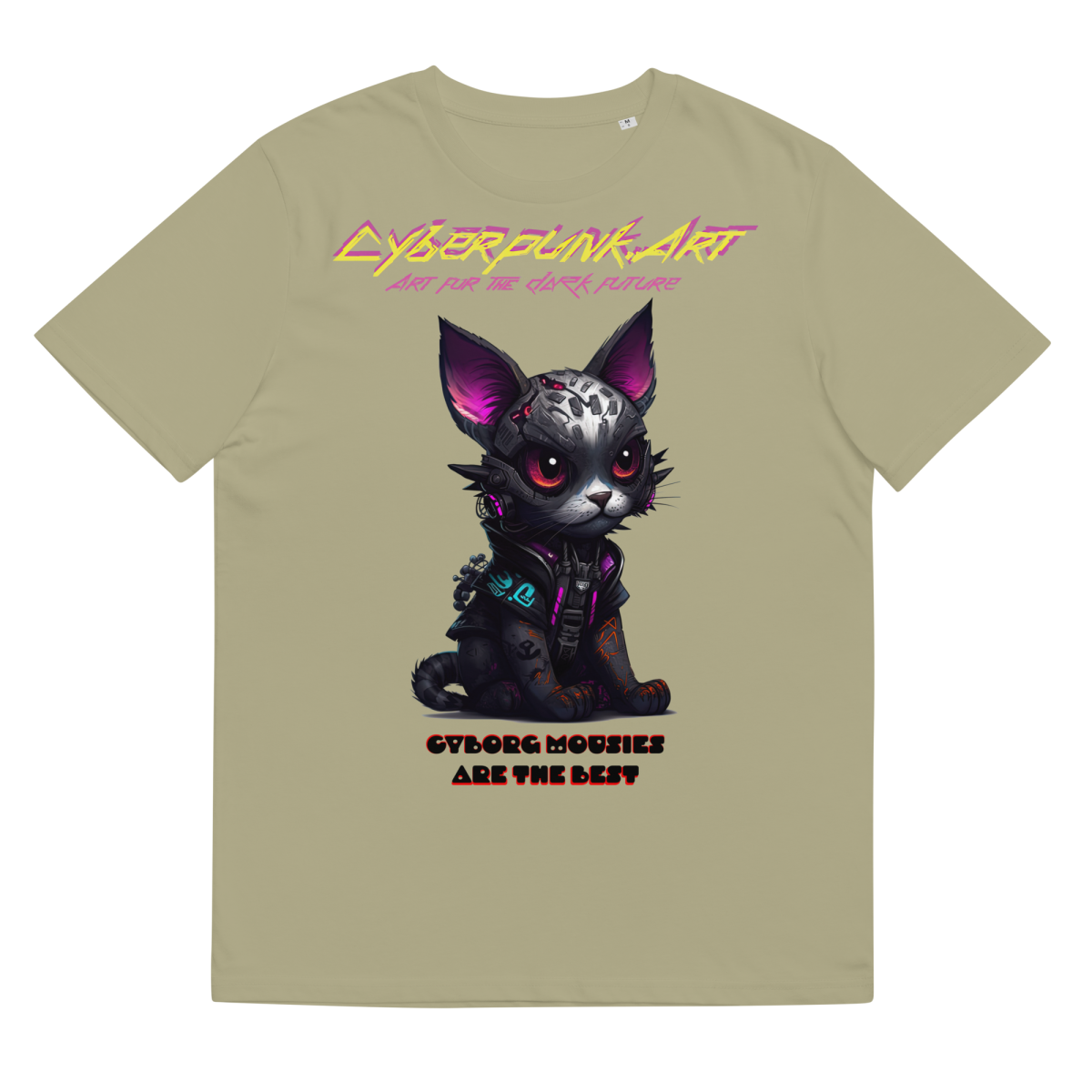 Cyborg Mousies - Unisex organic cotton t-shirt