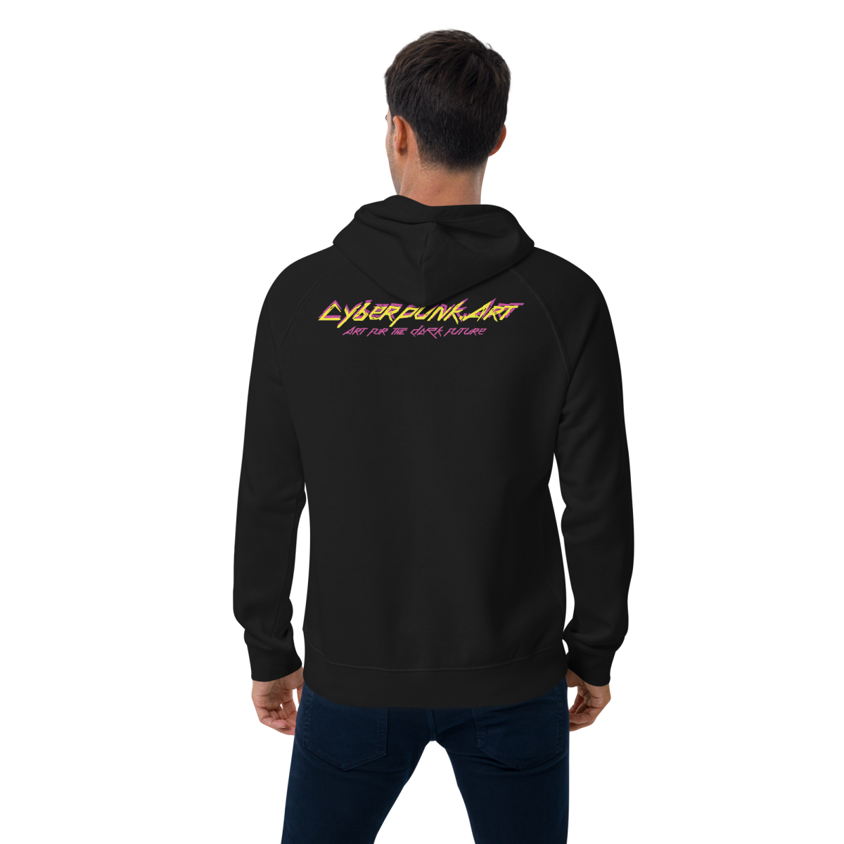 Mechacorn - Unisex eco raglan hoodie - Image 6