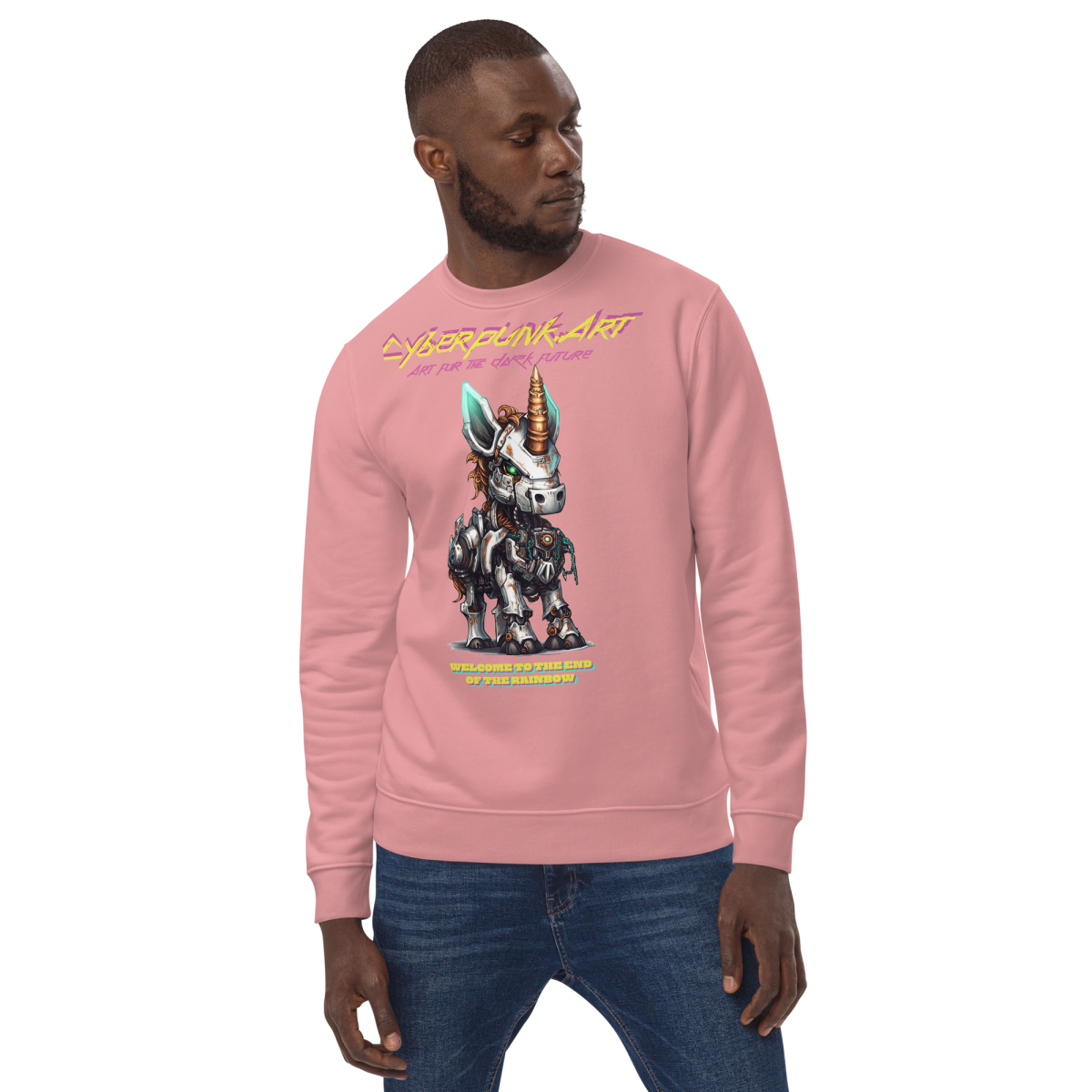 Mechacorn - Unisex eco sweatshirt - Image 6