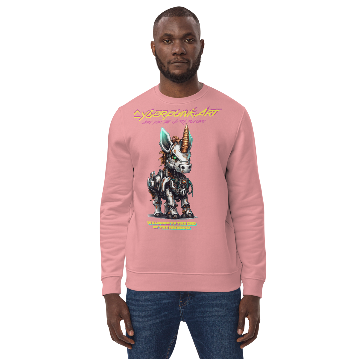 Mechacorn - Unisex eco sweatshirt - Image 5