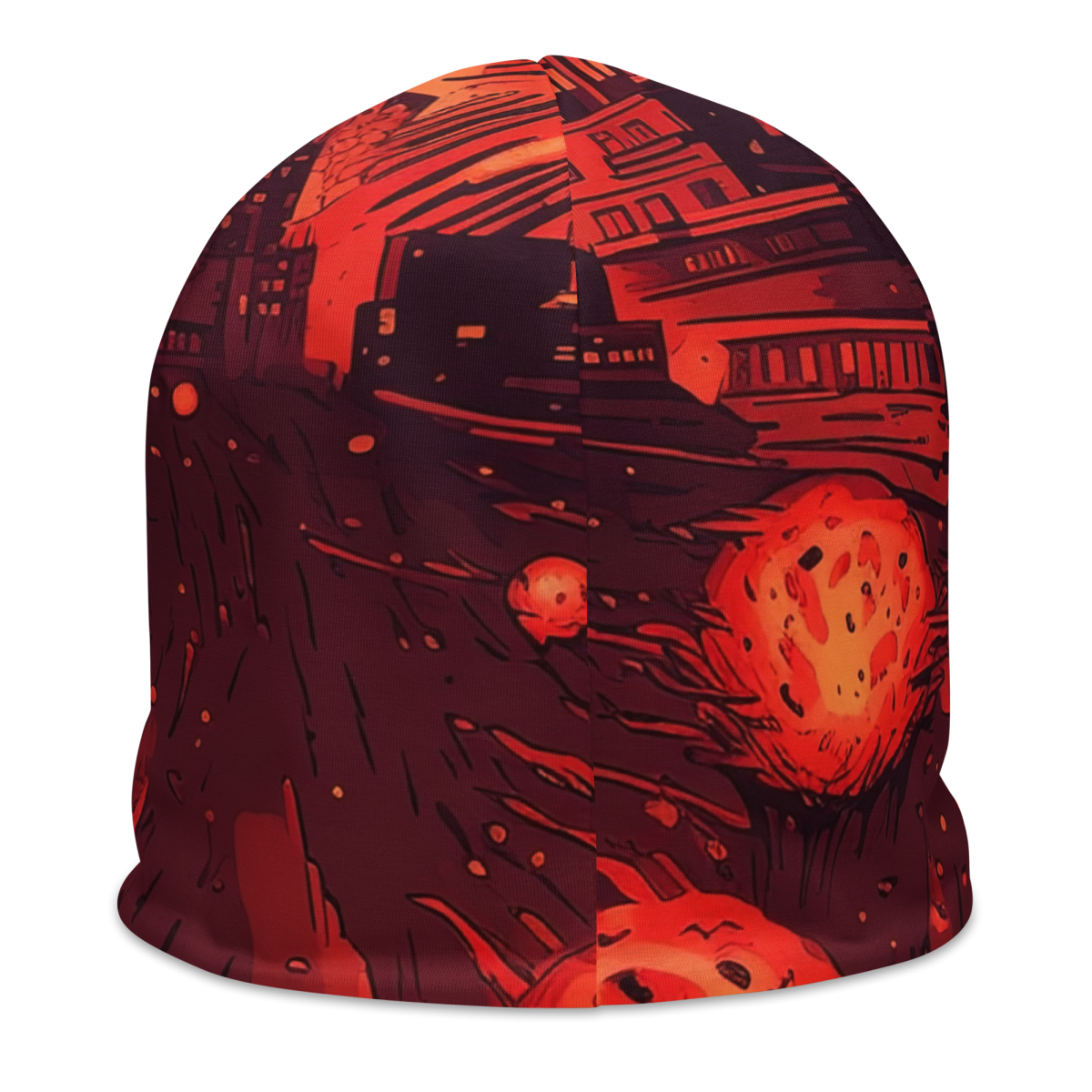 Meteor Strike - Red - Beanie - Image 2