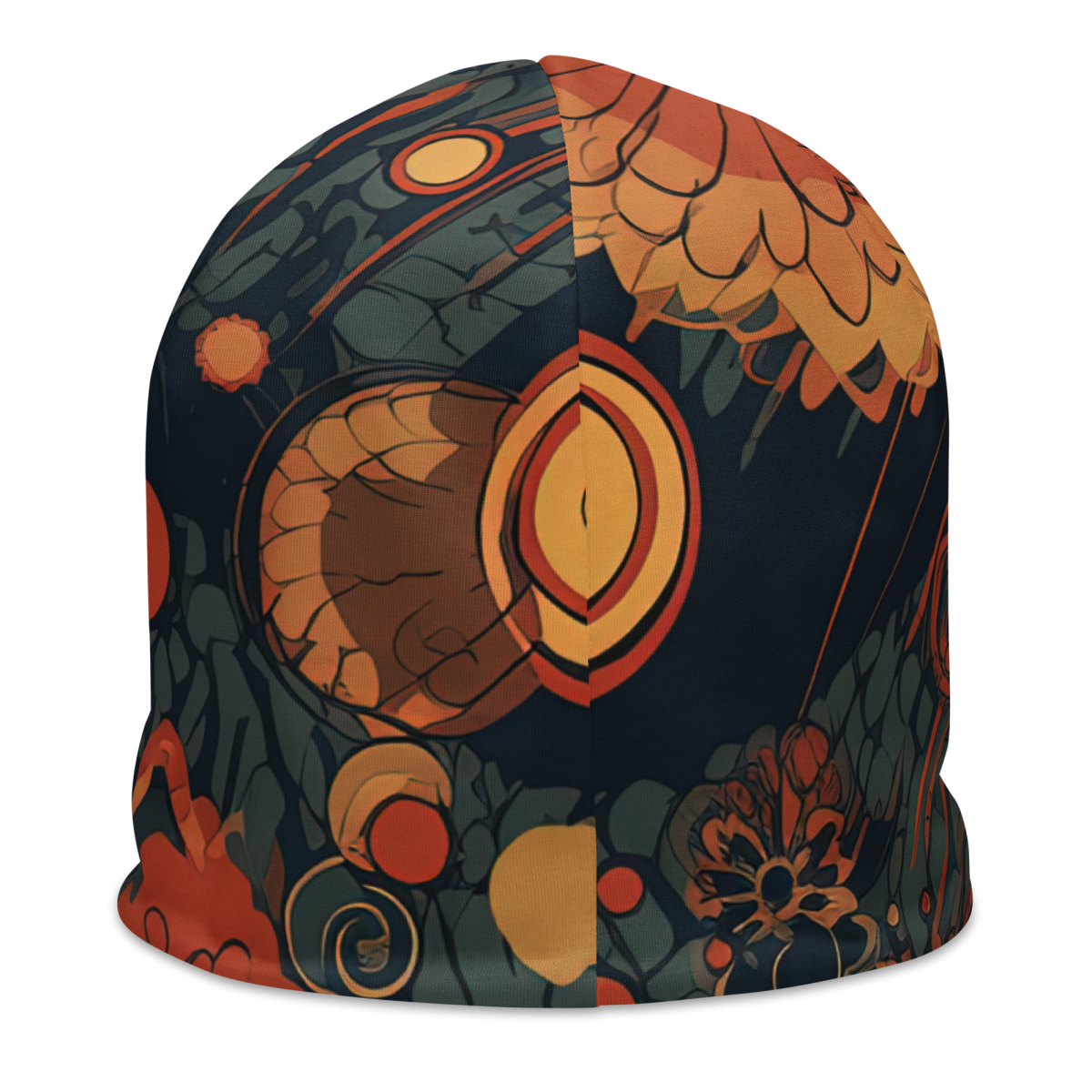 Trampled Flowers - Green/Blue - Beanie - Image 2