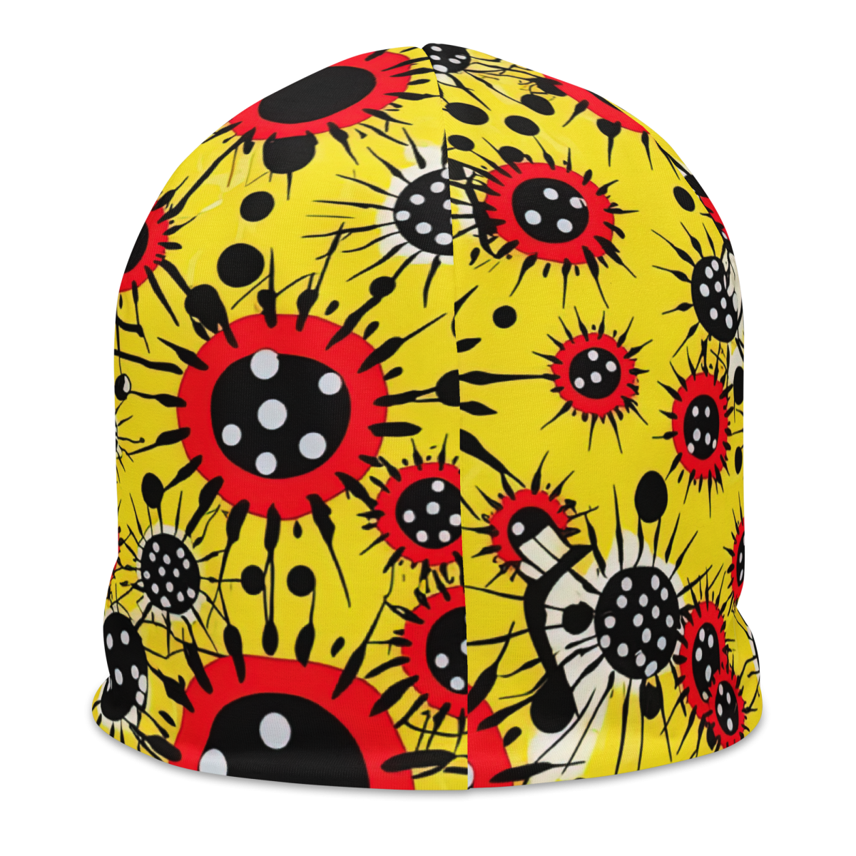 Virus Attack - Yellow/Red - Beanie - Image 2