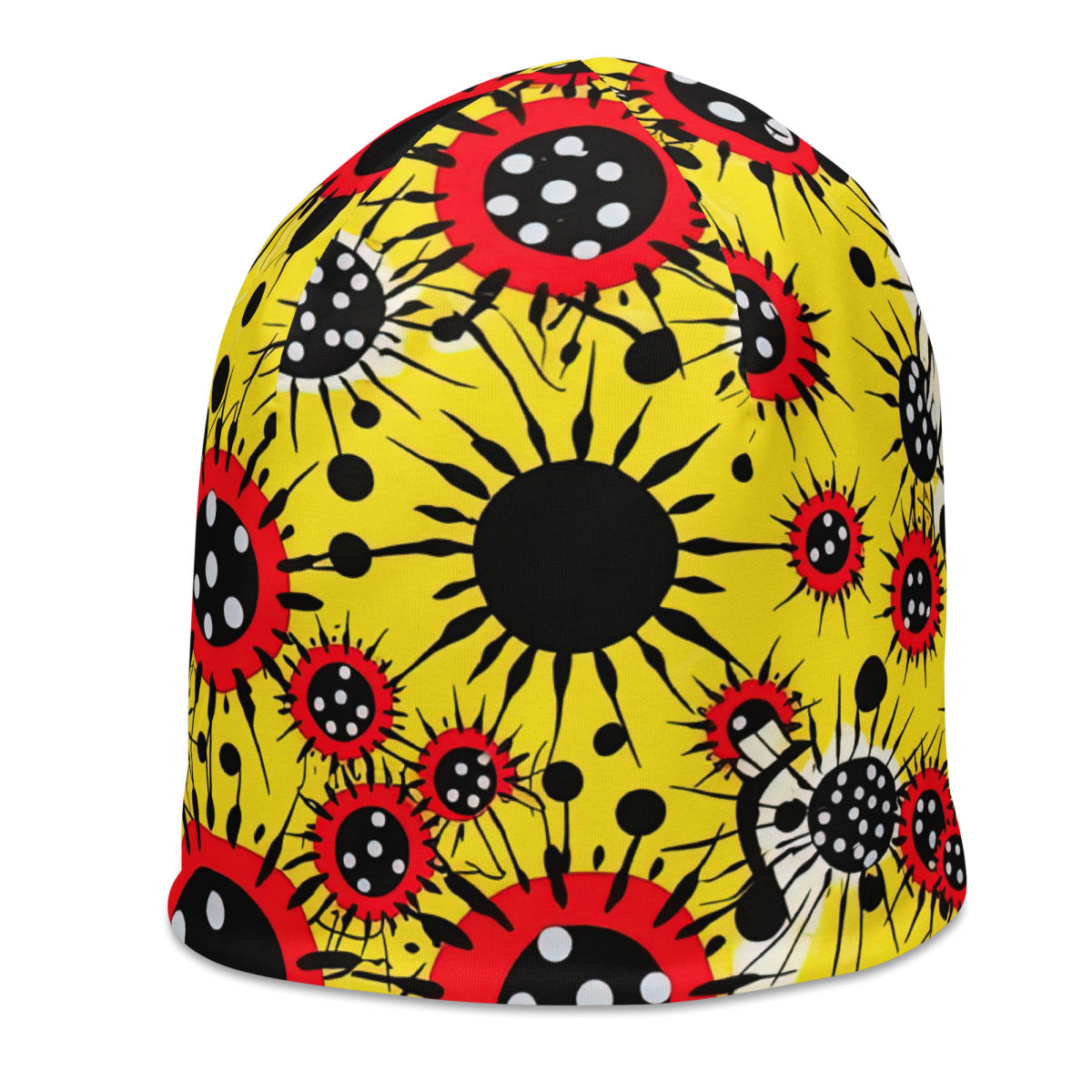 Virus Attack - Yellow/Red - Beanie - Image 4