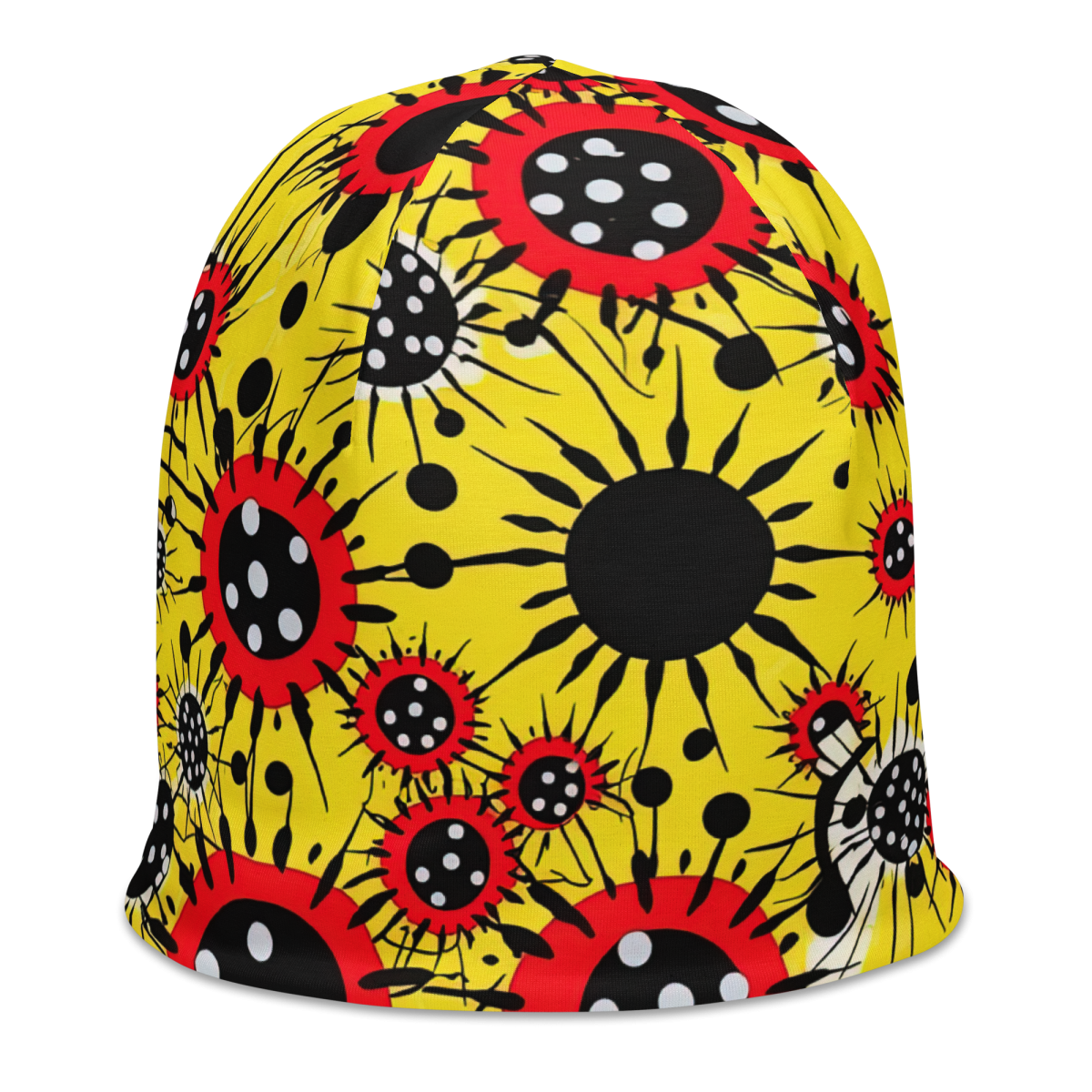 Virus Attack - Yellow/Red - Beanie - Image 3