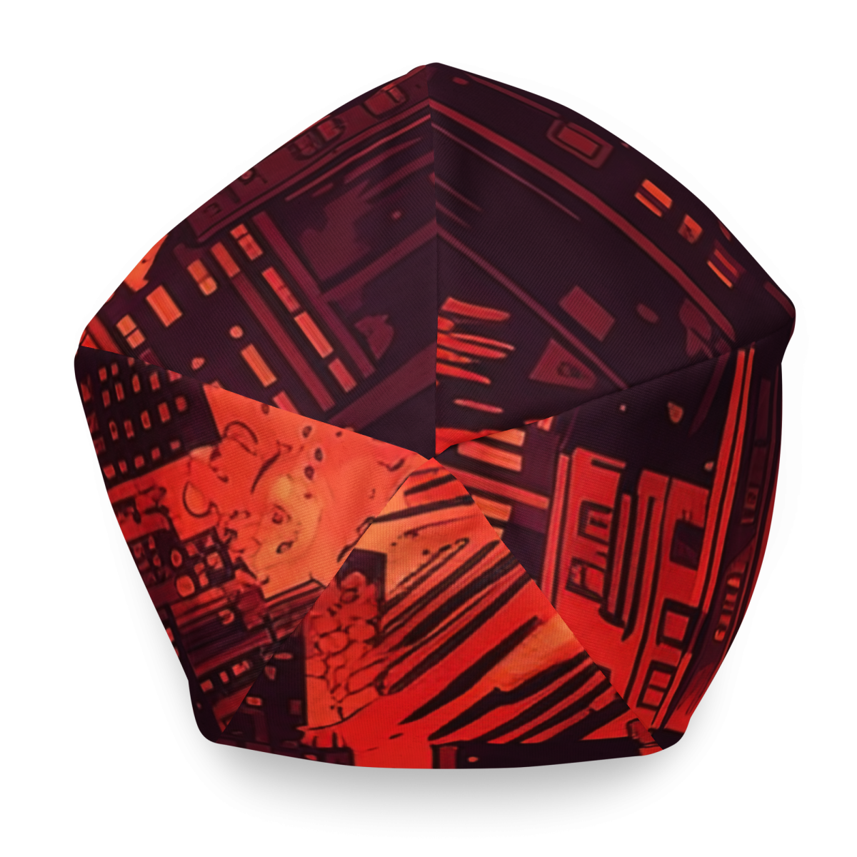 Meteor Strike - Red - Beanie - Image 5