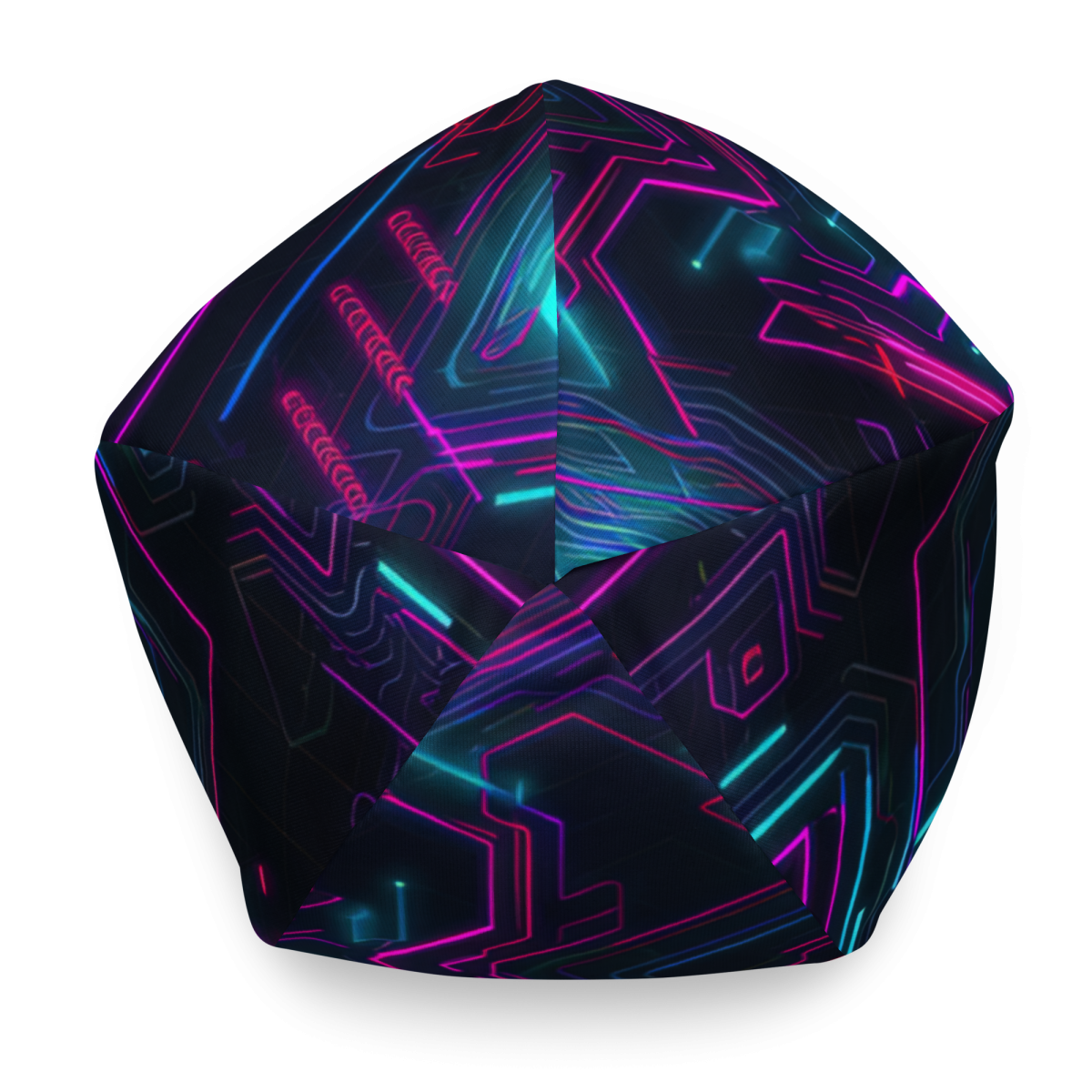 Cyberspace Circuits - Blue - Beanie - Image 5