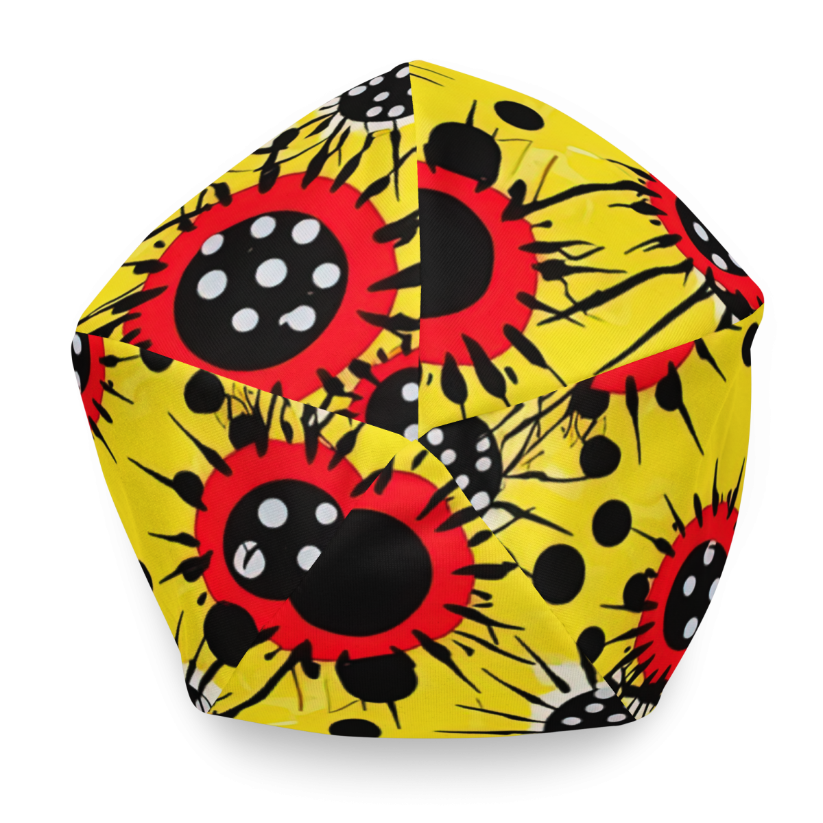 Virus Attack - Yellow/Red - Beanie - Image 5