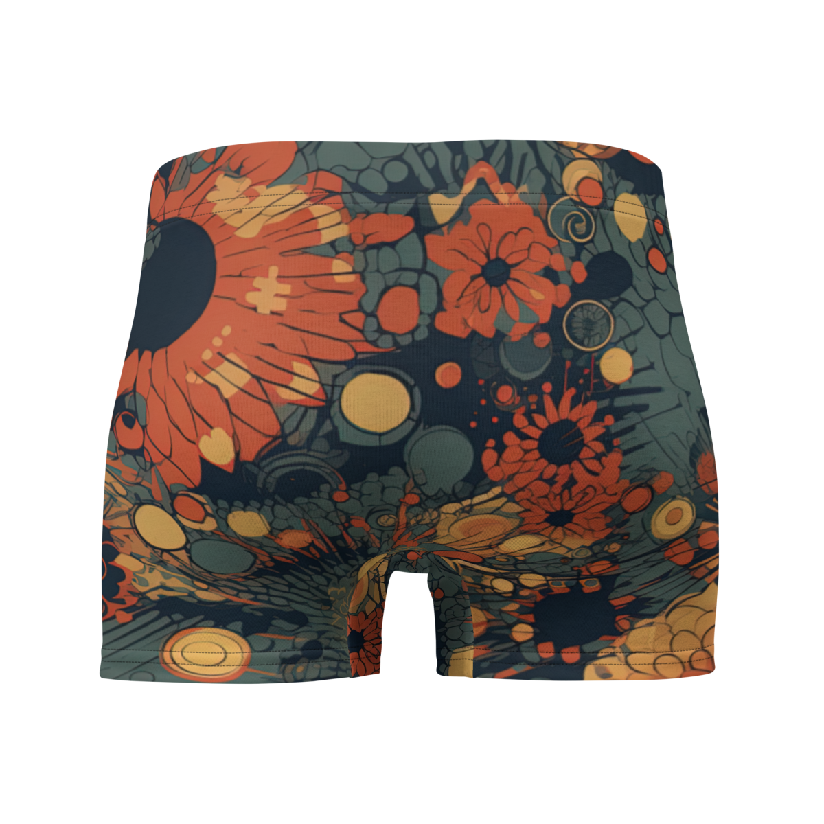 Trampled Flowers - Green/Blue - Boxer Briefs - Image 2