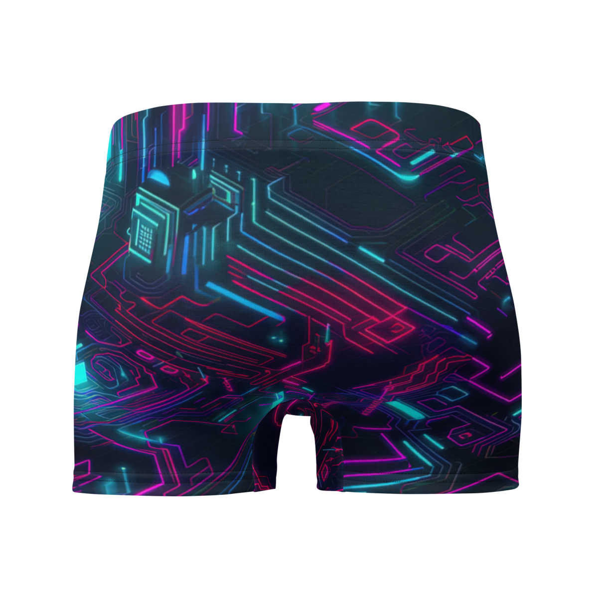 Cyberspace Circuits - Blue - Boxer Briefs - Image 2
