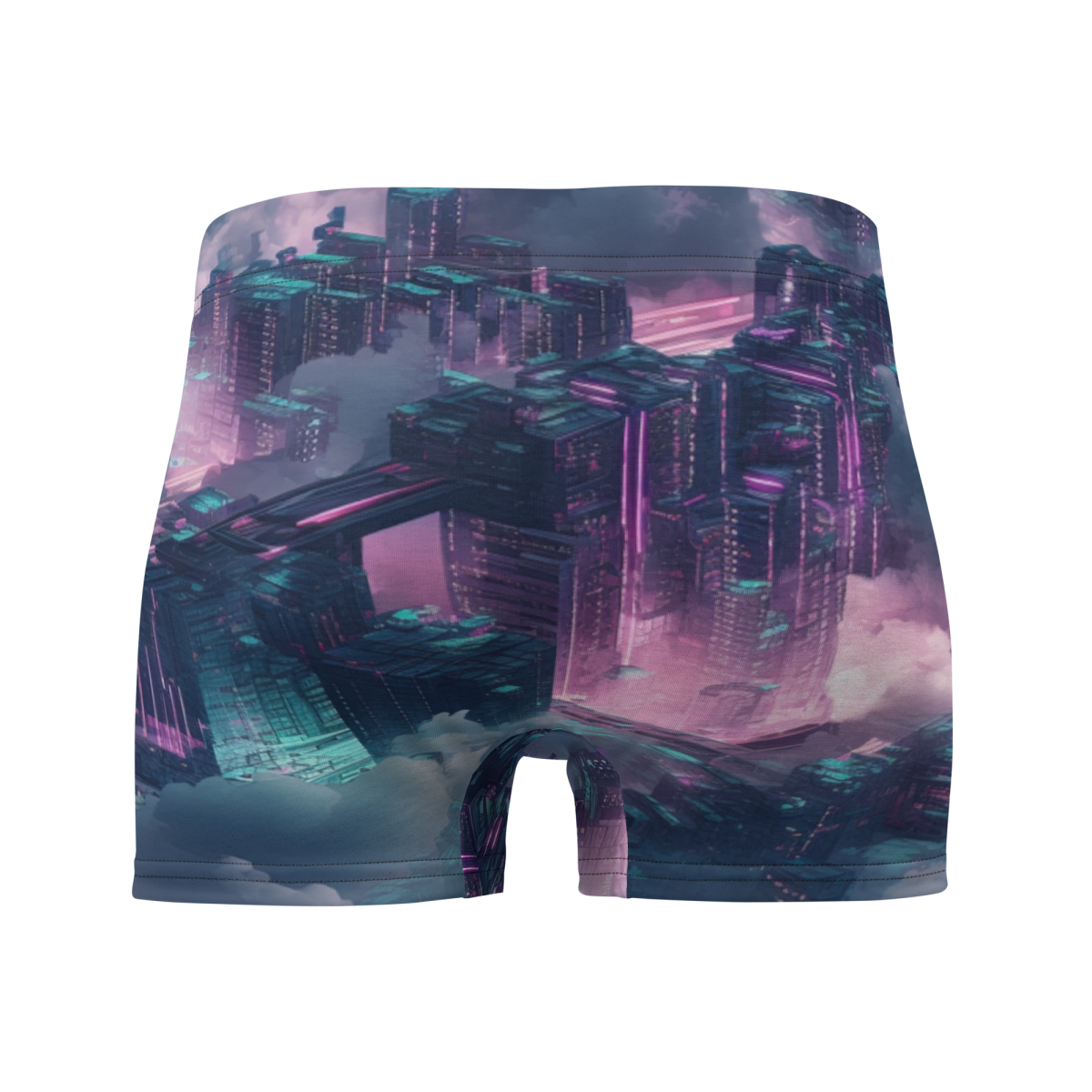 Cloudy City - Blue/Magenta - Boxer Briefs - Image 2