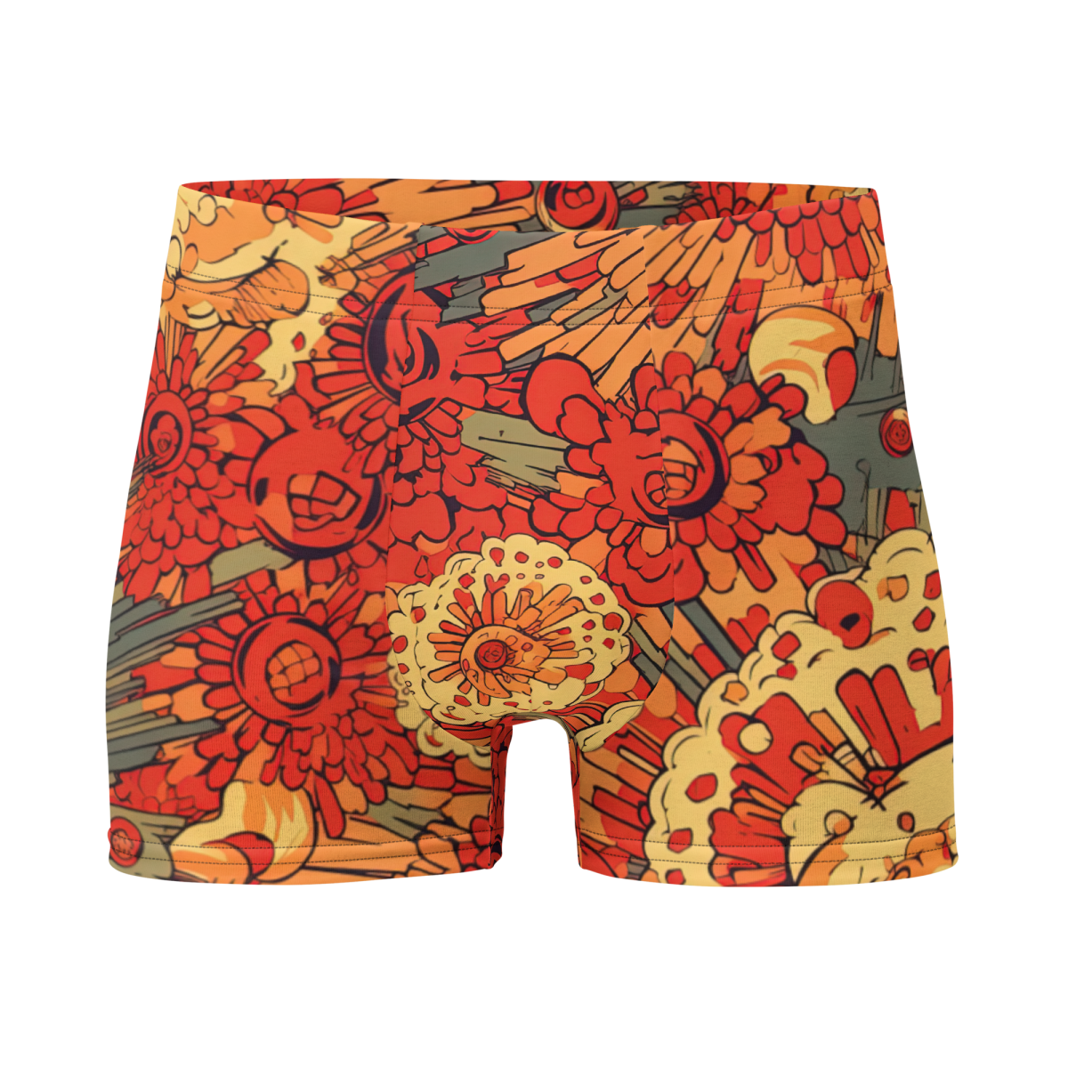 Fiery Fusion - Orange - Boxer Briefs