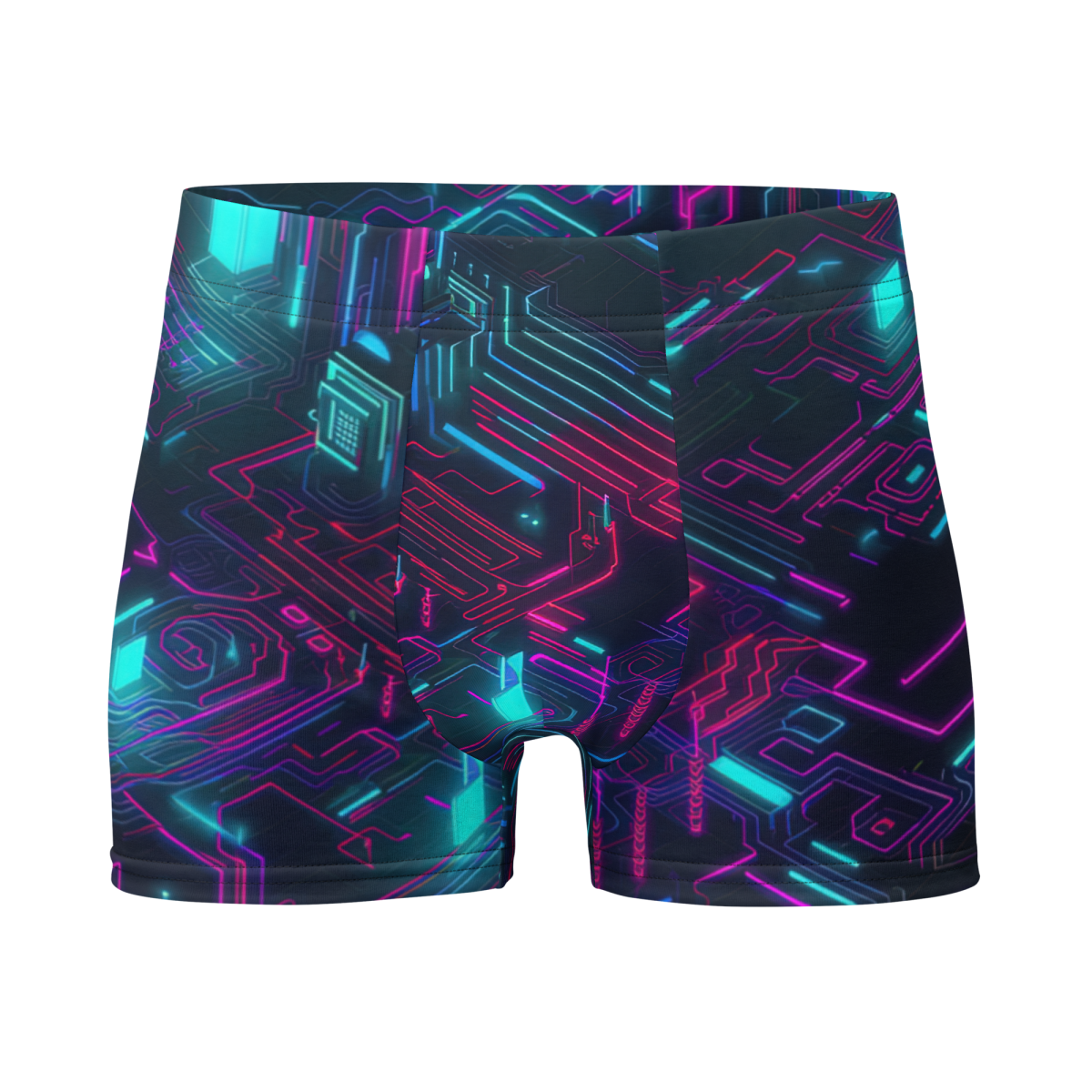Cyberspace Circuits - Blue - Boxer Briefs