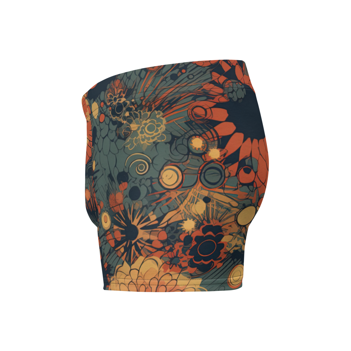 Trampled Flowers - Green/Blue - Boxer Briefs - Image 4