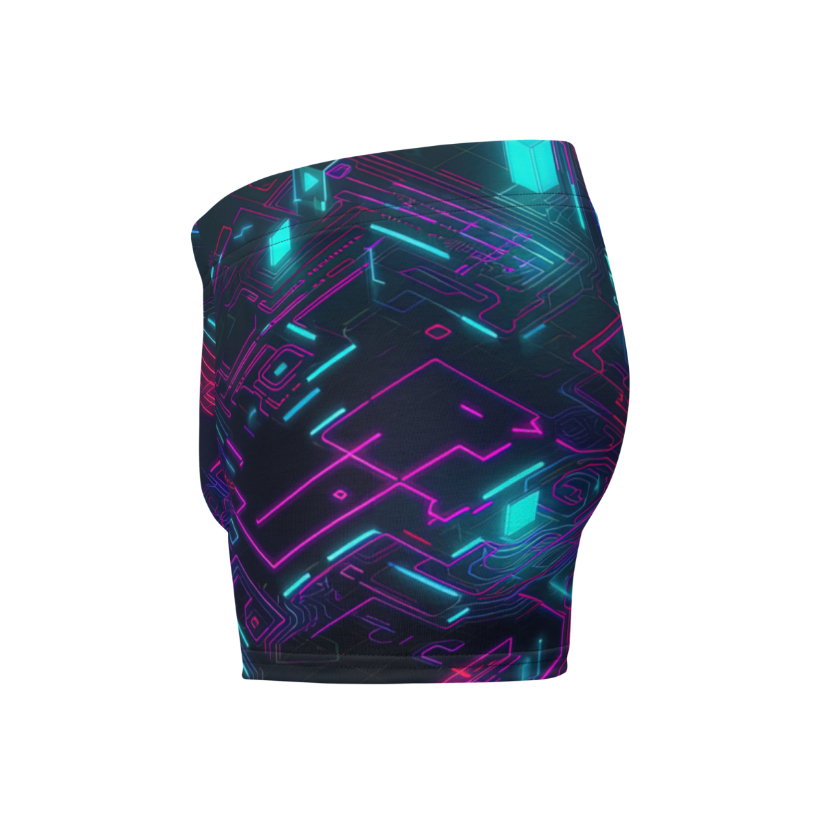 Cyberspace Circuits - Blue - Boxer Briefs - Image 4