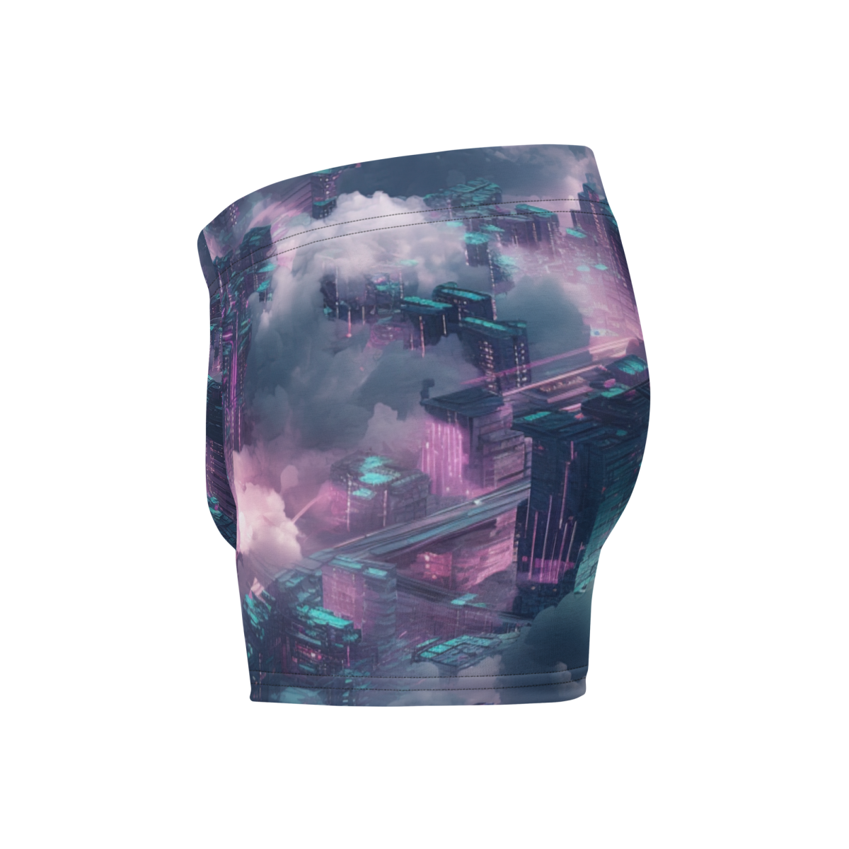Cloudy City - Blue/Magenta - Boxer Briefs - Image 4