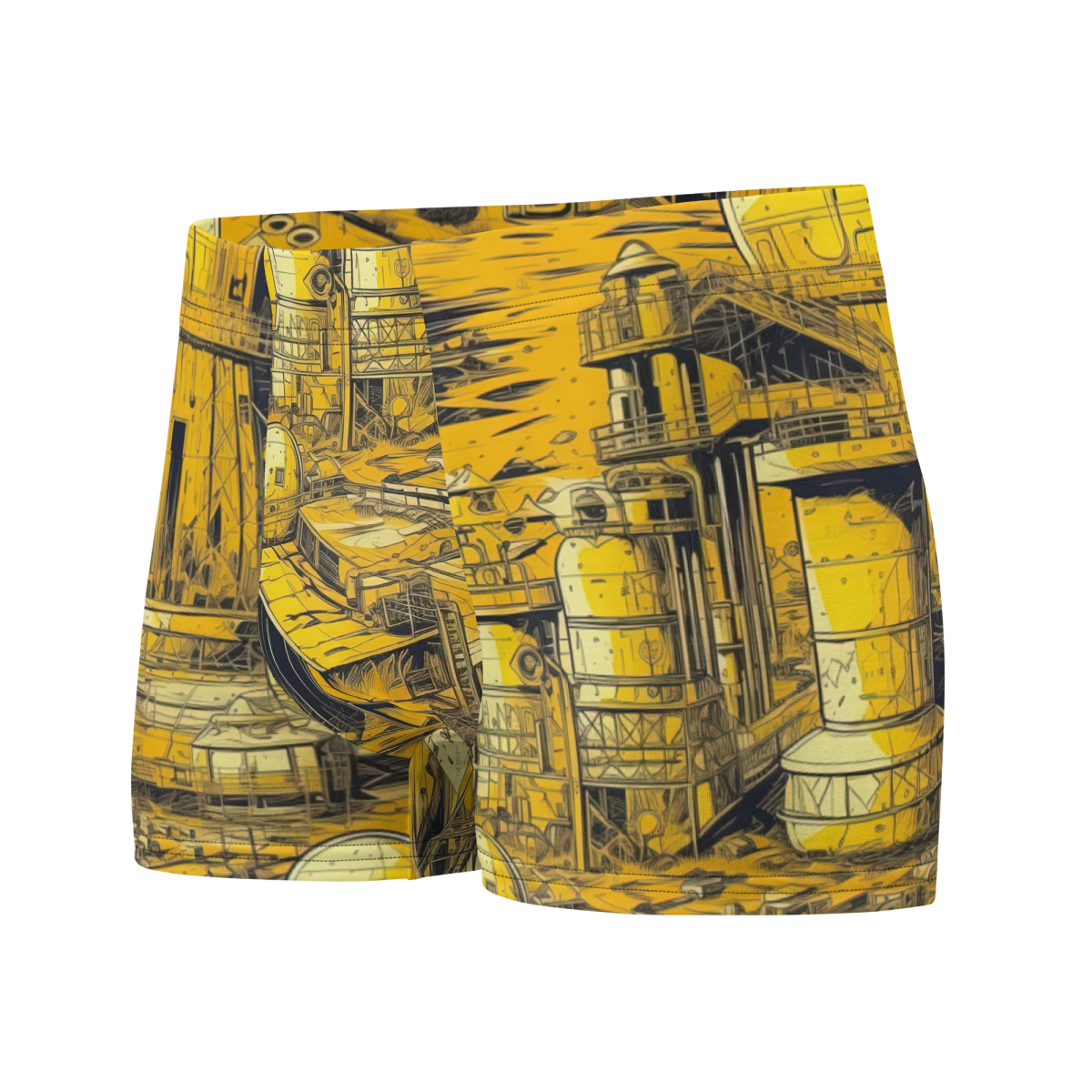 Moon Base - Yellow - Boxer Briefs - Image 5