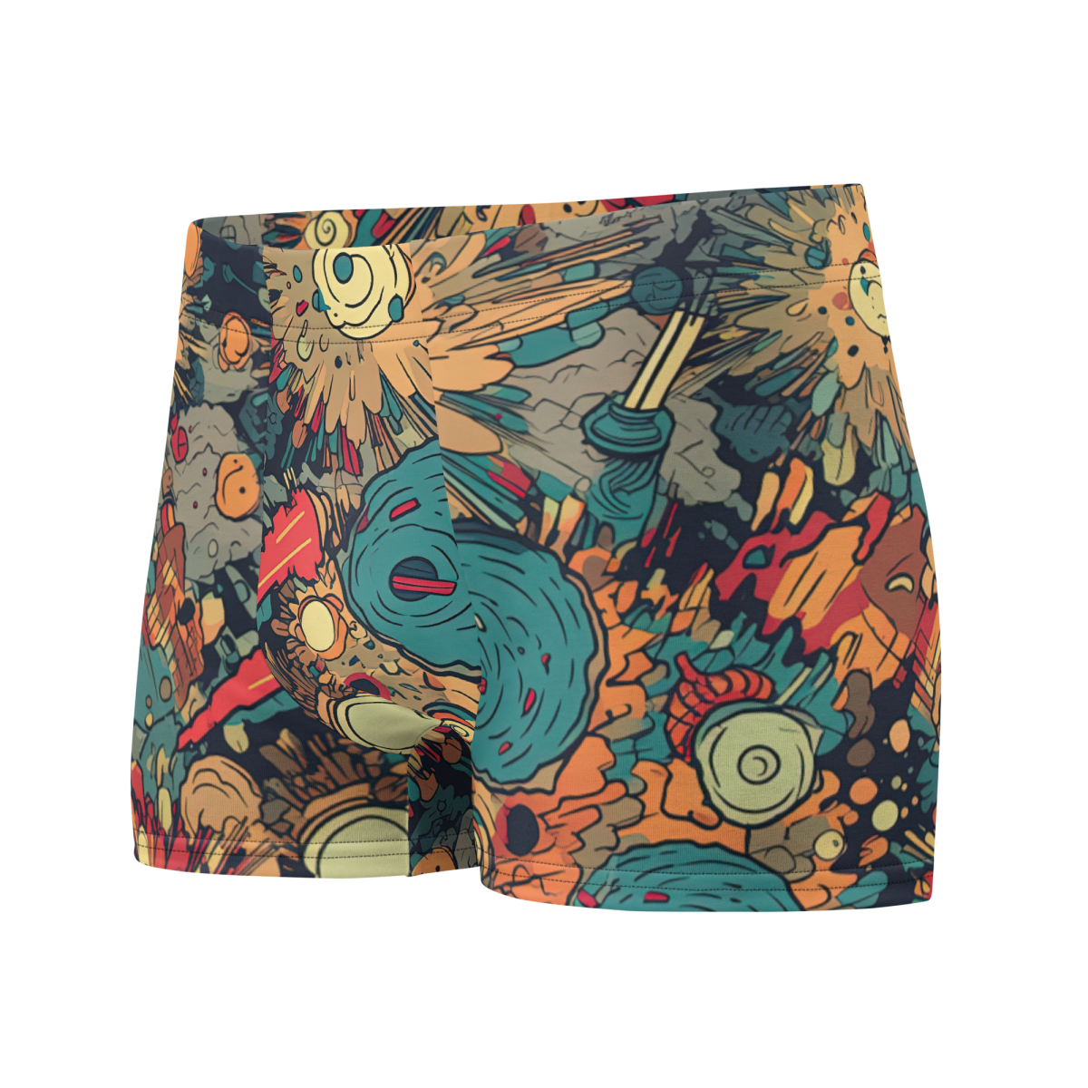 Flaming Fission - Blue/Yellow - Boxer Briefs - Image 5
