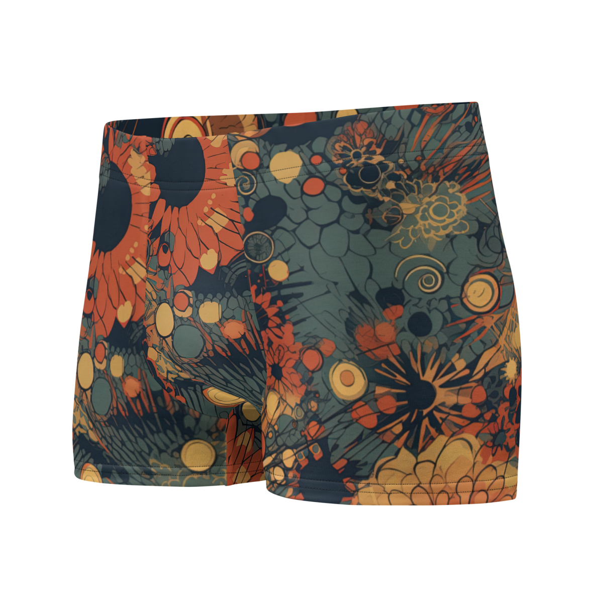 Trampled Flowers - Green/Blue - Boxer Briefs - Image 5