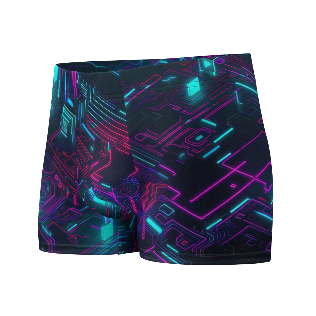 Cyberspace Circuits - Blue - Boxer Briefs - Image 5