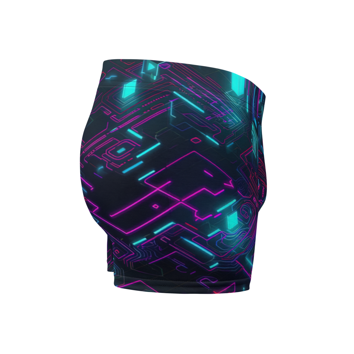Cyberspace Circuits - Blue - Boxer Briefs - Image 3