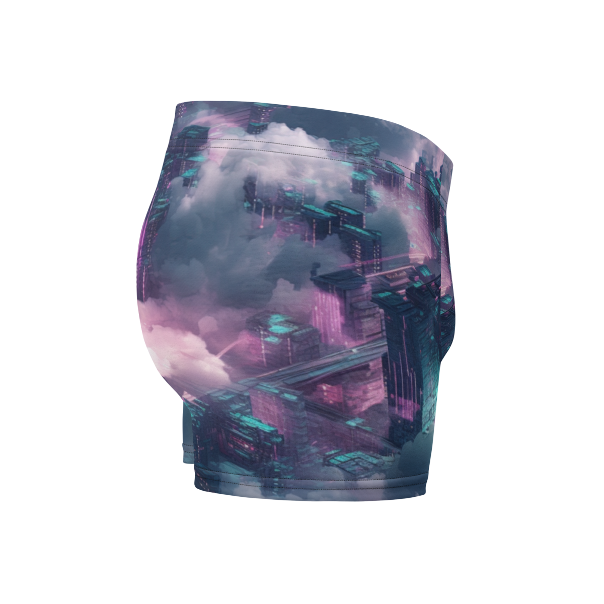 Cloudy City - Blue/Magenta - Boxer Briefs - Image 3