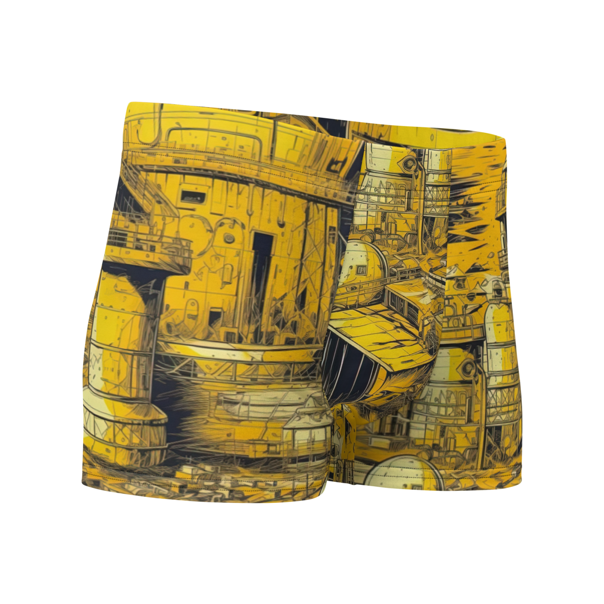 Moon Base - Yellow - Boxer Briefs - Image 6