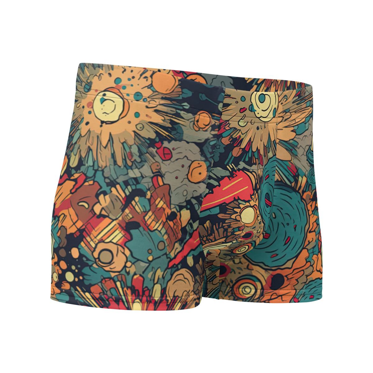 Flaming Fission - Blue/Yellow - Boxer Briefs - Image 6