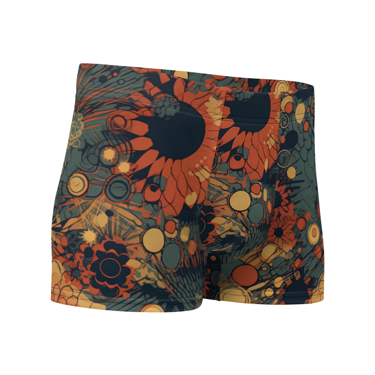 Trampled Flowers - Green/Blue - Boxer Briefs - Image 6