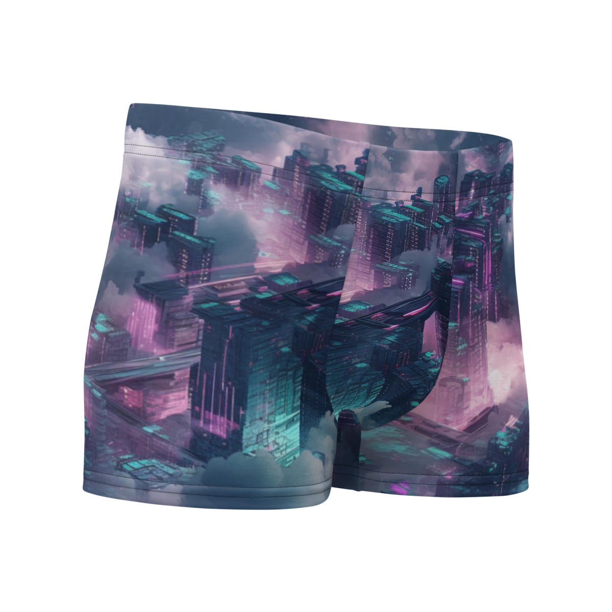 Cloudy City - Blue/Magenta - Boxer Briefs - Image 6