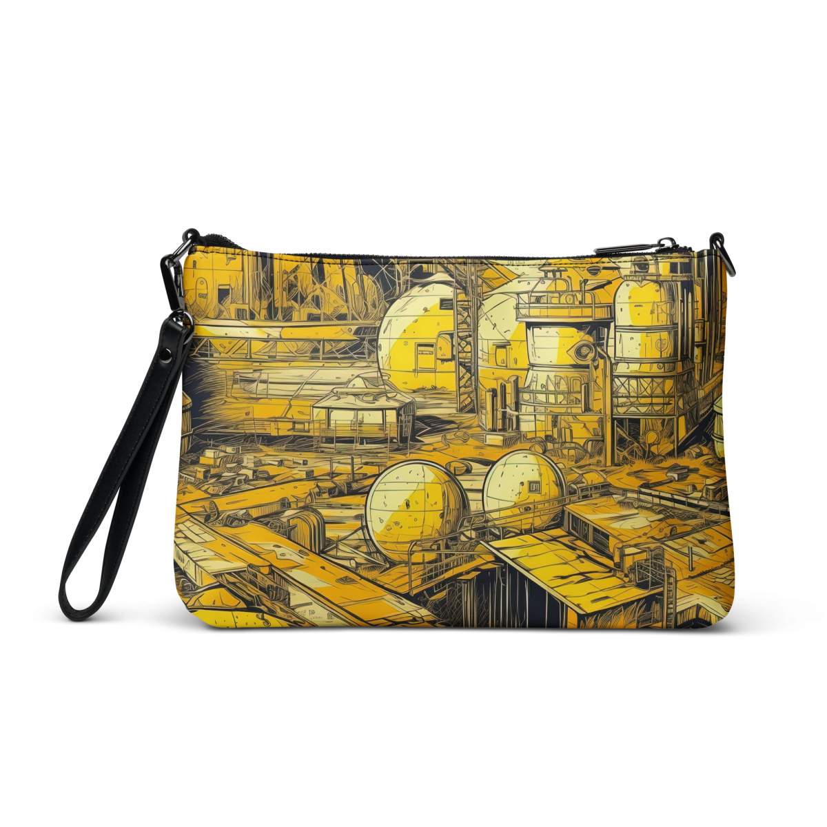 Moon Base - Yellow - Crossbody Bag - Image 3