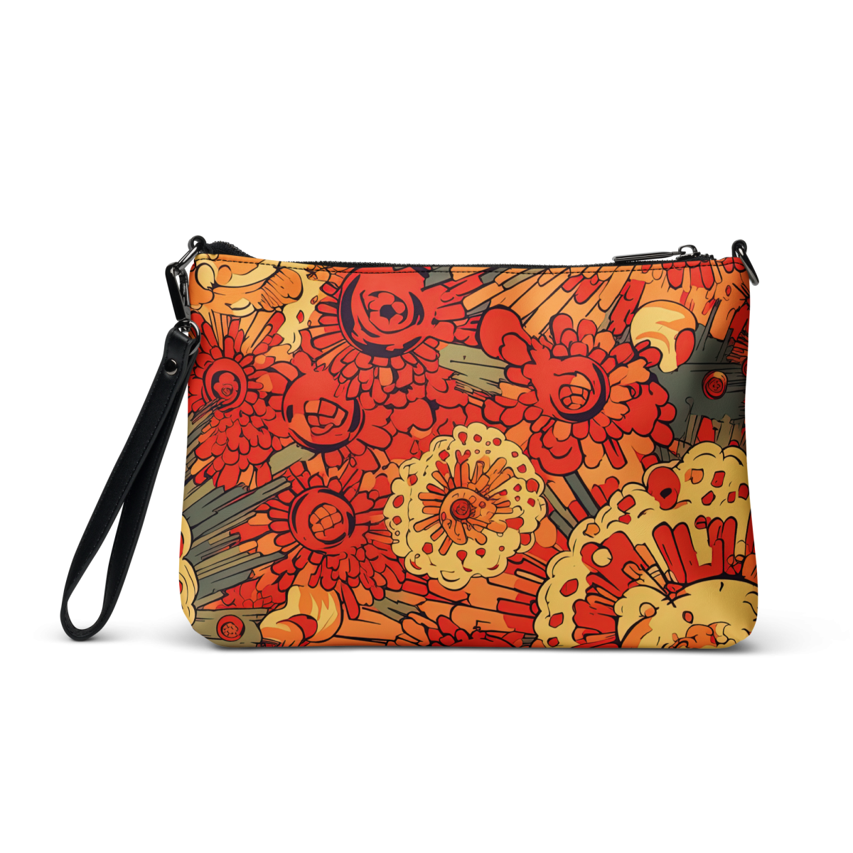 Fiery Fusion - Orange - Crossbody Bag - Image 3