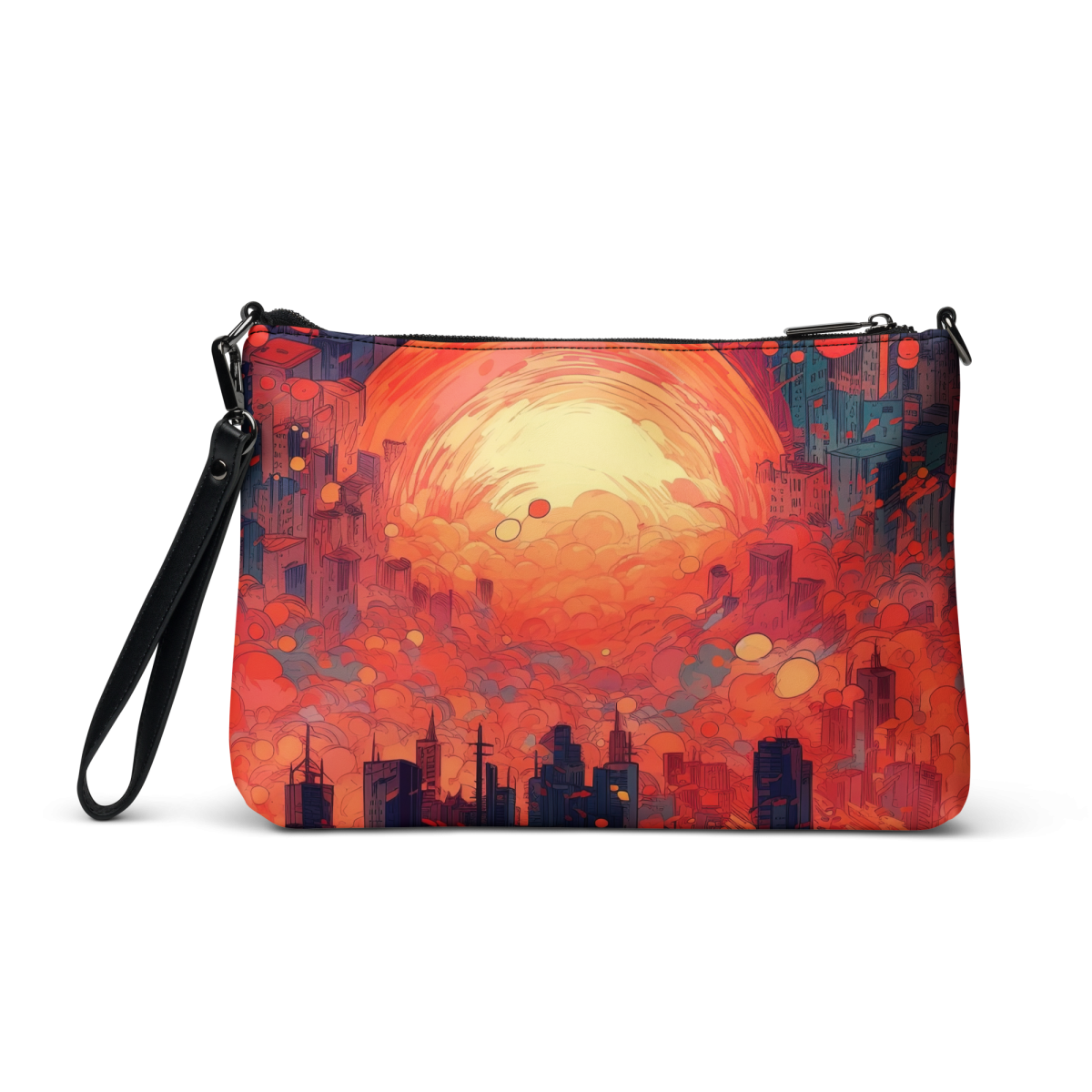 Fiery Dawn - Red/Black - Crossbody Bag - Image 3