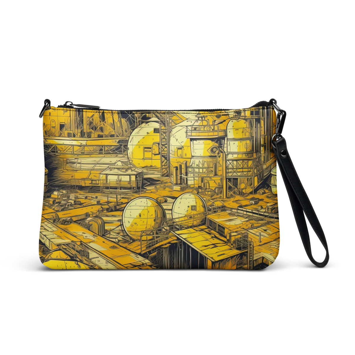 Moon Base - Yellow - Crossbody Bag