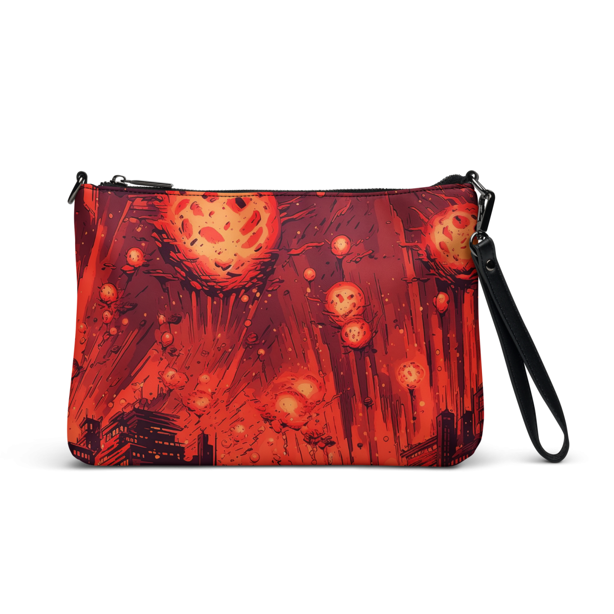 Meteor Strike - Red - Crossbody Bag