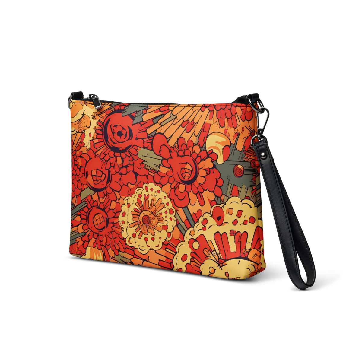 Fiery Fusion - Orange - Crossbody Bag - Image 2