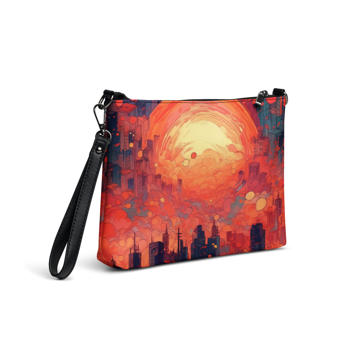 Fiery Dawn - Red/Black - Crossbody Bag - Image 4
