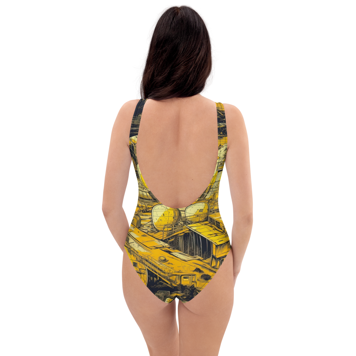 Moon Base - Yellow - Swimsuit - Image 4