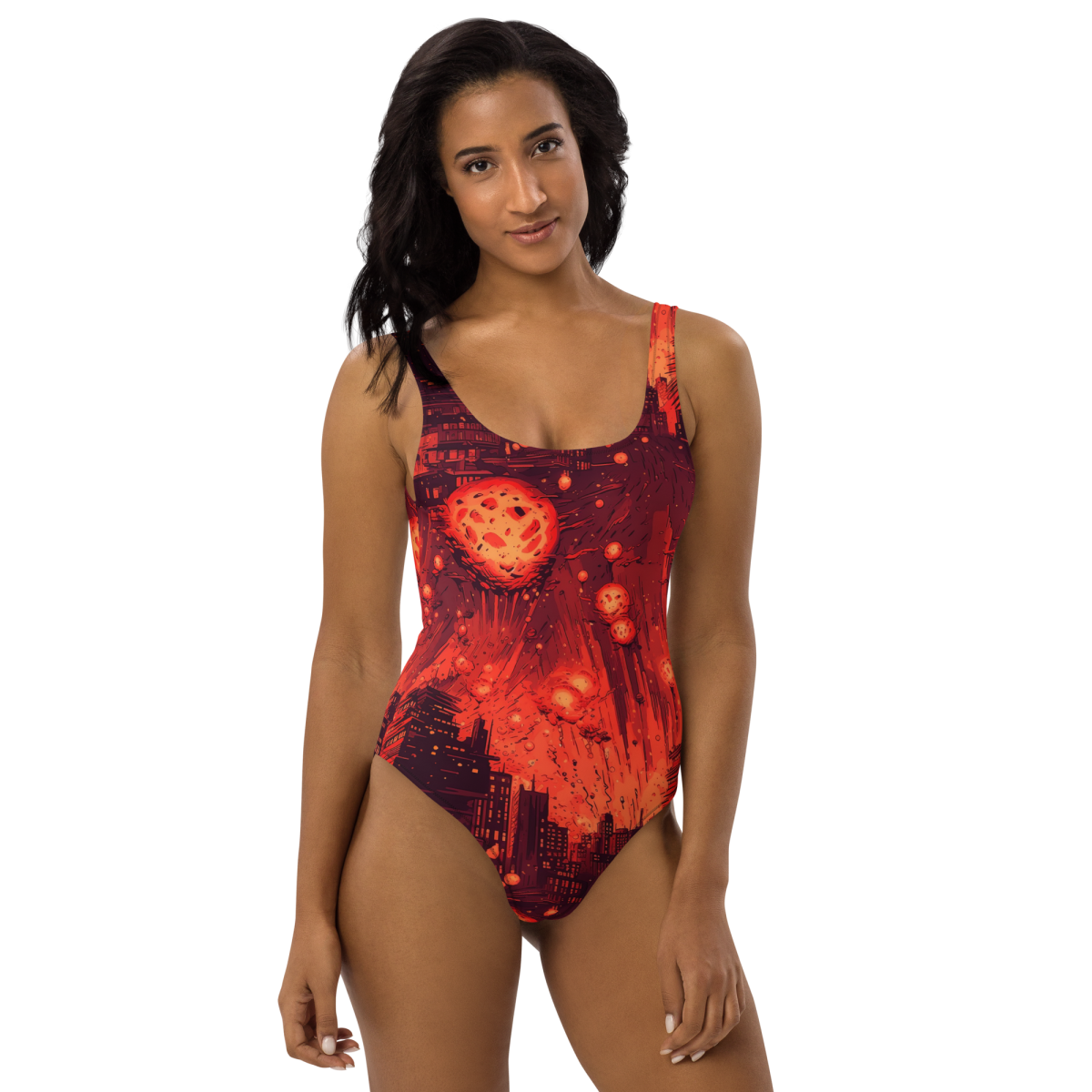 Meteor Strike - Red - Swimsuit
