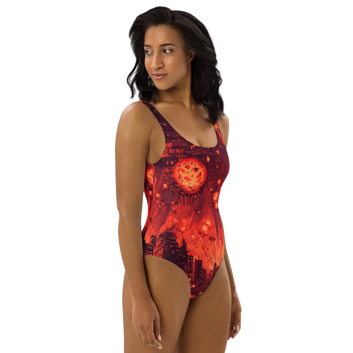 Meteor Strike - Red - Swimsuit - Image 3