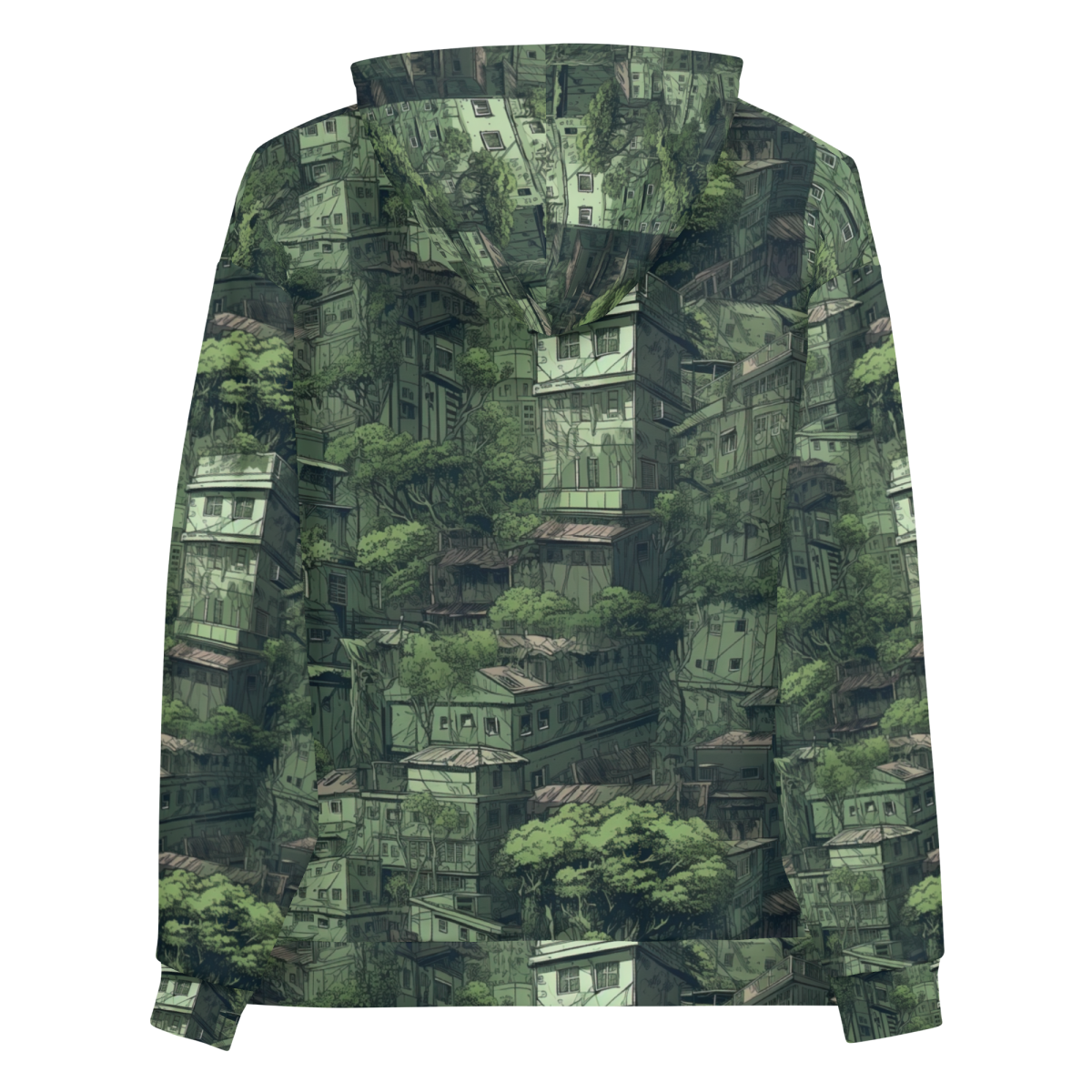 Nature Reclaims - Green - Unisex Hoodie - Image 3