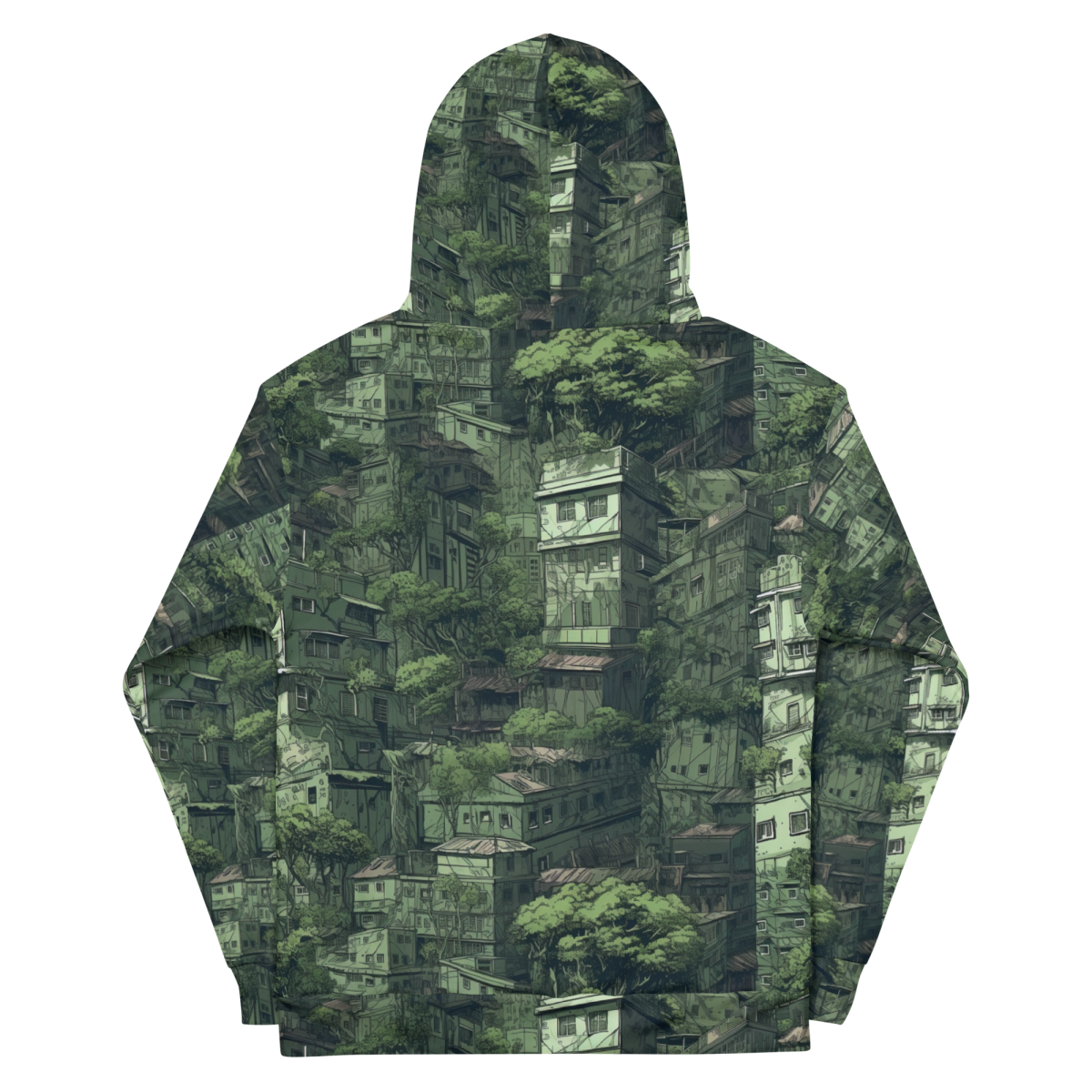 Nature Reclaims - Green - Unisex Hoodie - Image 4