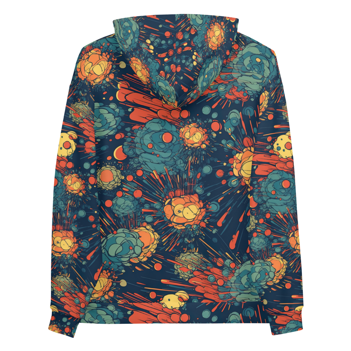 Subatomic Schism - Dark Blue - Unisex Hoodie - Image 3