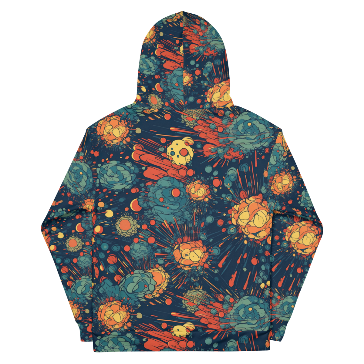 Subatomic Schism - Dark Blue - Unisex Hoodie - Image 4