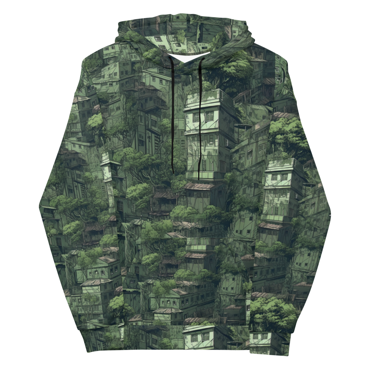 Nature Reclaims - Green - Unisex Hoodie - Image 2