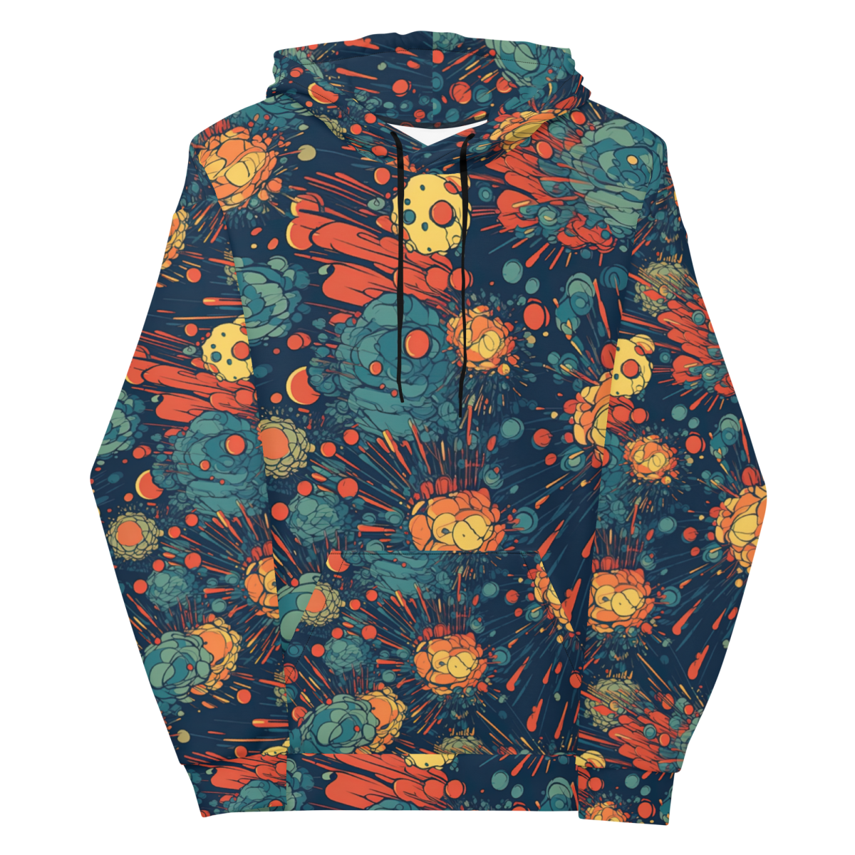 Subatomic Schism - Dark Blue - Unisex Hoodie - Image 2