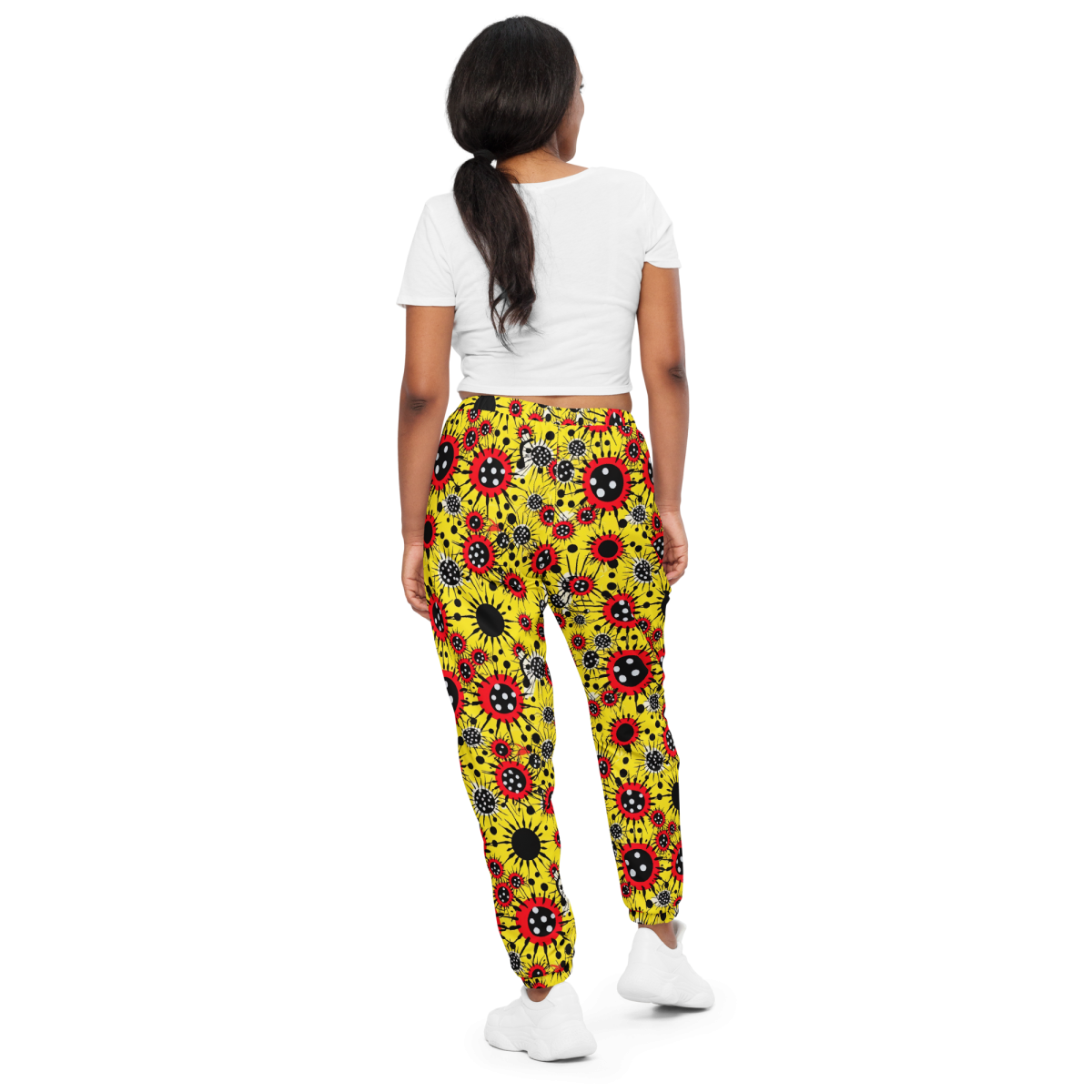 Virus Attack - Yellow/Red - Unisex Track Pants - Image 6