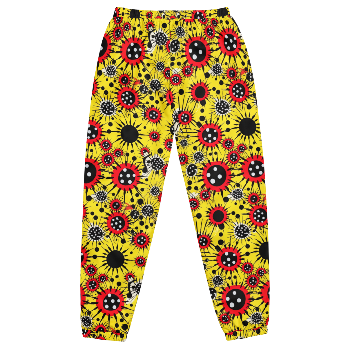 Virus Attack - Yellow/Red - Unisex Track Pants - Image 11
